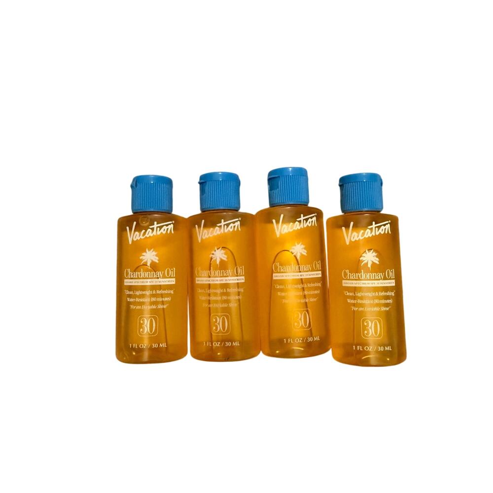 Vacation Chardonnay oil set of 4